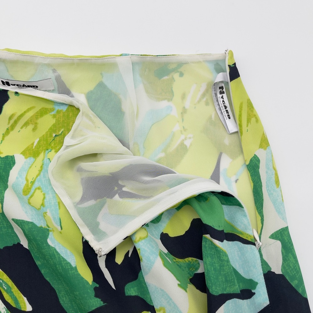 Nygard Collection Silk Skirt Womens 16 Floral Flowy Fairy Feminine Dainty Spring - Picture 7 of 9
